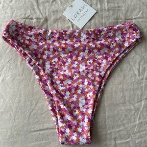 Lokahi Swimwear Josie Bikini Bottoms XL NWT Maui Hawaiian Brand